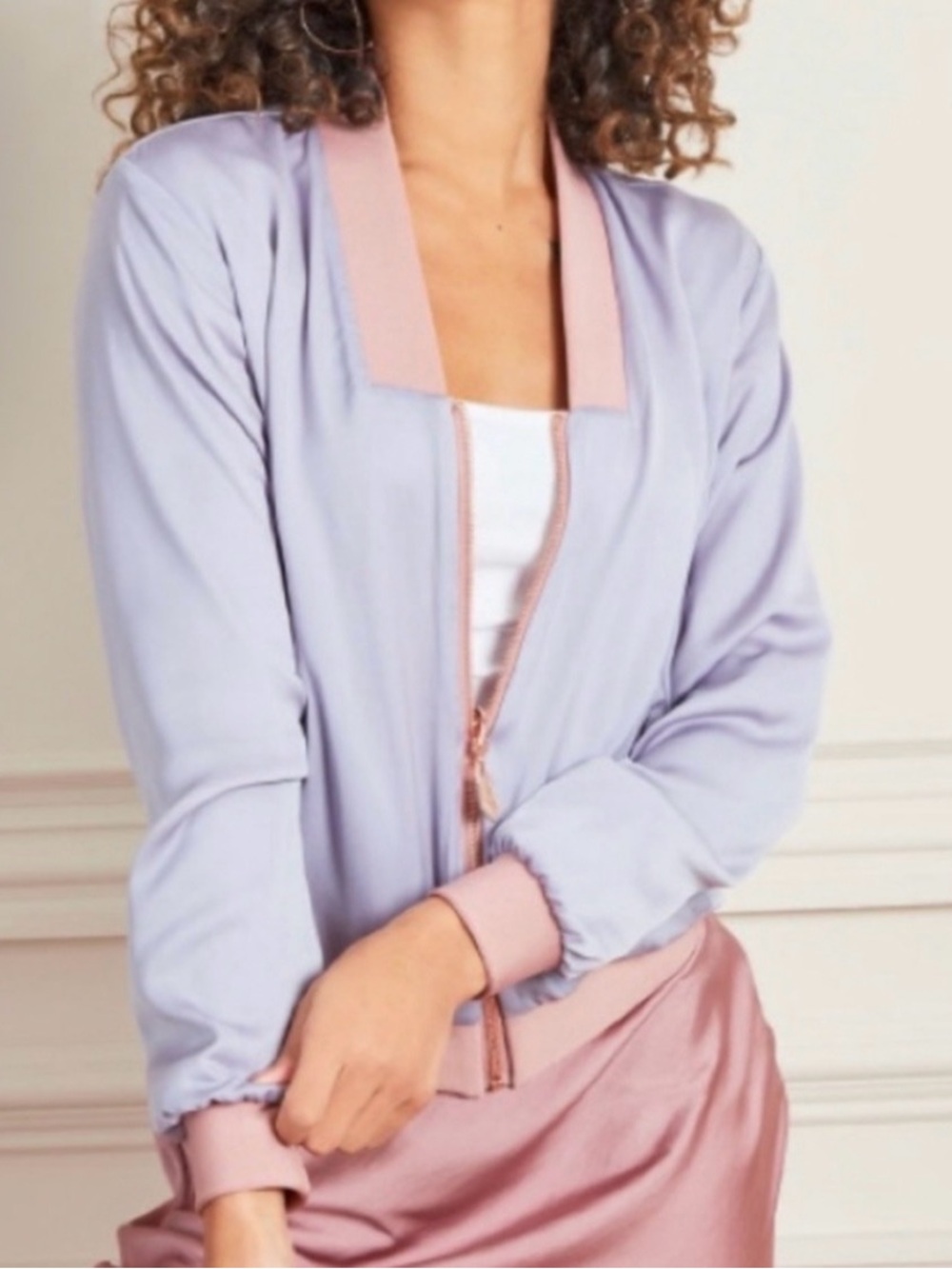 Stella & Dot Reversible Bomber Jacket